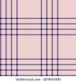 Pink Navy Glen Plaid textured seamless pattern suitable for fashion textiles and graphics