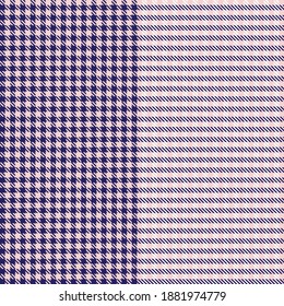 Pink Navy Glen Plaid textured seamless pattern suitable for fashion textiles and graphics