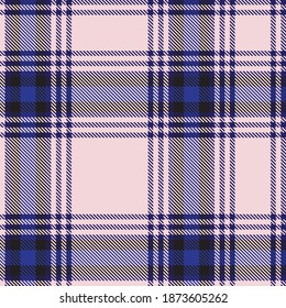 Pink Navy Ombre Plaid textured seamless pattern suitable for fashion textiles and graphics