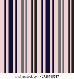 Pink and Navy vertical striped seamless pattern background suitable for fashion textiles, graphics