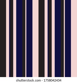 Pink and Navy vertical striped seamless pattern background suitable for fashion textiles, graphics