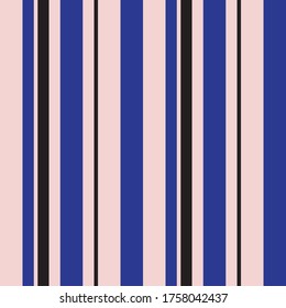 Pink and Navy vertical striped seamless pattern background suitable for fashion textiles, graphics