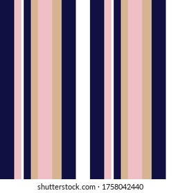 Fondo de patrón de rayas verticales rosadas y navales adecuado para textiles de moda, gráficos