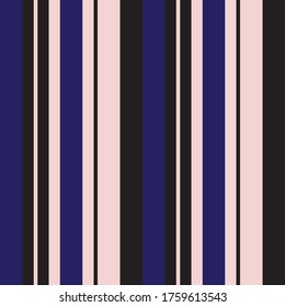 Pink and Navy vertical striped seamless pattern background suitable for fashion textiles, graphics