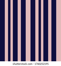 Pink and Navy vertical striped seamless pattern background suitable for fashion textiles, graphics