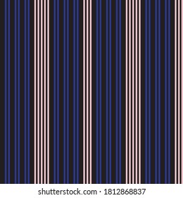 Pink and Navy vertical striped seamless pattern background suitable for fashion textiles, graphics