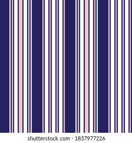 Pink and Navy vertical striped seamless pattern background suitable for fashion textiles, graphics