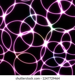 Pink Neon pattern; rapport, background