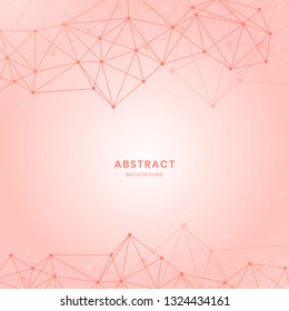 Vector abstracto de textura neural rosa