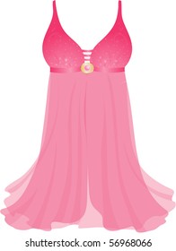 The pink nightgown