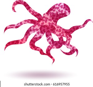 Pink octopus