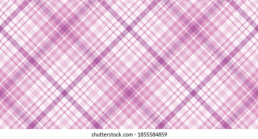 pink on white girls colors fabric texture of traditional checkered diagonal tartan seamless ornament for plaid, tablecloths, shirts, clothes, dresses, bedding