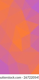 Rosa Naranja Abstractas Fondo poligonal bajo Diseño triangular