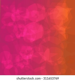 pink orange geometric background