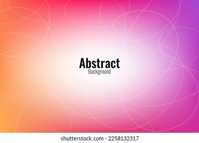 Pink and orange gradient mesh background nice for wallpaper and card. Smooth blend banner template. Easy editable soft colored vector illustration in EPS8 without transparency. Abstract Modern