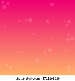 Pink Orange Gradient Pattern  Circles Vector Design