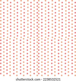 Pink and orange Polka Dot seamless pattern, Seamless background with small polka dot pattern, For clothes, fabric,shirts, dresses, paper,  blankets, quilts, and other textile products