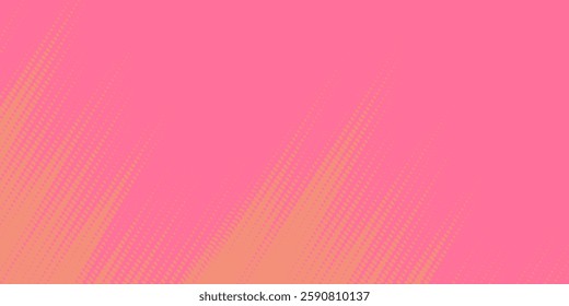 Pink orange polka dots gradient halftone background. Pop art cartoon dot texture with comic graphic design
