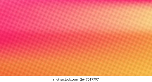 Pink orange polka dots gradient halftone background. Pop art cartoon dot texture with comic graphic design, Horizontal abstract pattern wall for cover digital technology