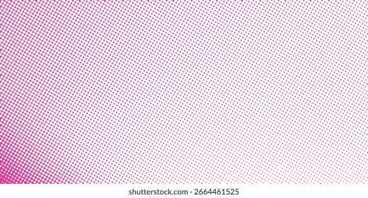 Fondo de semitono degradado de lunares naranjas rosadas. Textura Pop del punto de la historieta del arte con el Diseño gráfico cómico, pared abstracta Horizontal del modelo para la tecnología digital de la cubierta.