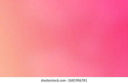 Fondo de semitono degradado de lunares naranjas rosadas. Textura Pop del punto de la historieta del arte con el Diseño gráfico cómico, pared abstracta Horizontal del modelo para la tecnología digital de la cubierta Vector moderno