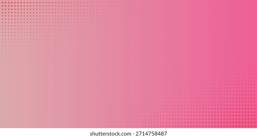 Fondo de semitono degradado de lunares naranjas rosadas. Textura Pop del punto de la historieta del arte con el Diseño gráfico cómico, pared abstracta Horizontal del modelo para la tecnología digital de la cubierta.
