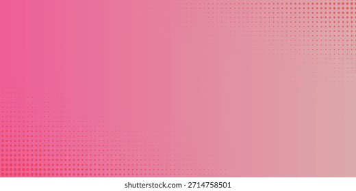 Fondo de semitono degradado de lunares naranjas rosadas. Textura Pop del punto de la historieta del arte con el Diseño gráfico cómico, pared abstracta Horizontal del modelo para la tecnología digital de la cubierta.