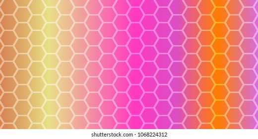 Pink and orange polygonal illustration vector background. Geometric background in Origami style with gradient. Triangular design for your business card, banner, wallpaper. Creative Design Templates.