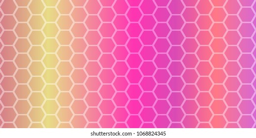 Pink and orange polygonal illustration vector background. Geometric background in Origami style with gradient. Triangular design for your business card, banner, wallpaper. Creative Design Templates.