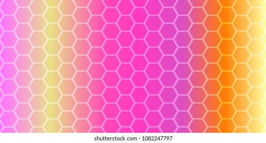 Pink and orange polygonal illustration vector background. Geometric background in Origami style with gradient. Triangular design for your business card, banner, wallpaper. Creative Design Templates.