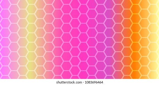 Pink and orange polygonal illustration vector background. Geometric background in Origami style with gradient. Triangular design for your business card, banner, wallpaper. Creative Design Templates.