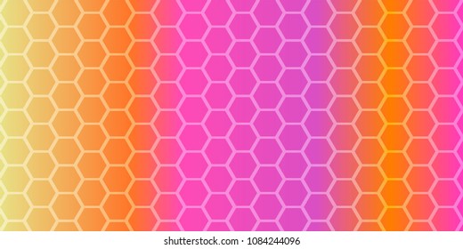 Pink and orange polygonal illustration vector background. Geometric background in Origami style with gradient. Triangular design for your business card, banner, wallpaper. Creative Design Templates.