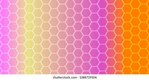 Pink and orange polygonal illustration vector background. Geometric background in Origami style with gradient. Triangular design for your business card, banner, wallpaper. Creative Design Templates.