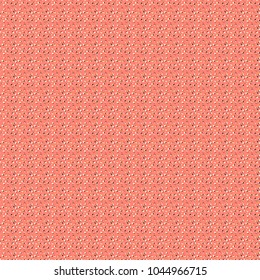 Pink, orange and white color. Endless pattern, pink, orange and white background. Seamless pattern with sweet desserts. Vector illustration. Wrapping paper. Cream.