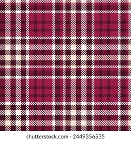 Pink Orange White Tartan Pattern Seamless. Sweet Checker Pattern for Shirt Printing,clothes, Dresses, Tablecloths, Blankets, Bedding, Paper,quilt,fabric and Other Textile Products.