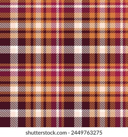 Pink Orange White Tartan Pattern Seamless. Sweet Checker Pattern for Shirt Printing,clothes, Dresses, Tablecloths, Blankets, Bedding, Paper,quilt,fabric and Other Textile Products.