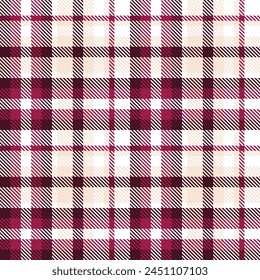 Pink Orange White Tartan Pattern Seamless. Sweet Checker Pattern for Shirt Printing,clothes, Dresses, Tablecloths, Blankets, Bedding, Paper,quilt,fabric and Other Textile Products.