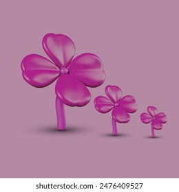 pink orchid on a pink background