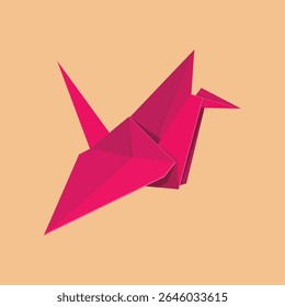 pink origami, paper folding, paper art, paper, origami crane, origami day