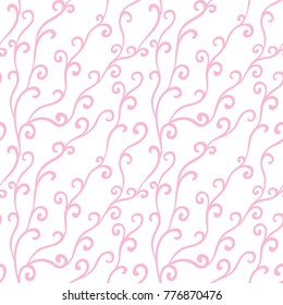 Pink ornamental pattern