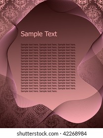 pink ornate background