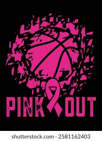 Pink Out Basketball Breast Cancer Awareness