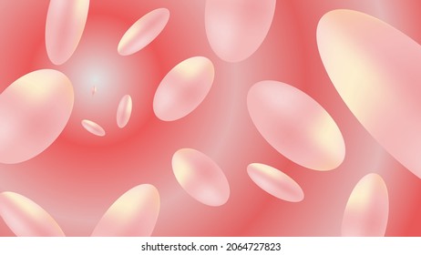 pink oval abstract background texture design