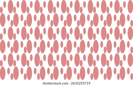 pink oval dots pattern, Red dot on white background, design for fabric printing as repeat pattern, pink circle, checkerboard, chessboard