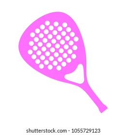 Corchete de padel rosa