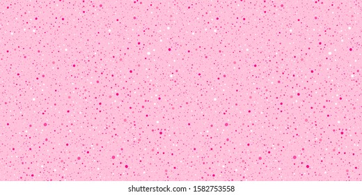 Pink paint splash seamless vector pattern. Chaotic splatter hand drawn background for text. Valentine, Women's day card template.