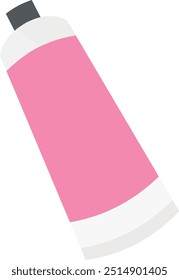 Pink Paint Vector Illustration. Graphic Design. Element