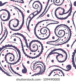 Pink paisley pattern