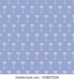 Rosa Palmenmuster nahtlose Textur. Moderne, süße, hübsche Muster.Einfache Illustration von Palm-Vektormustern nahtlos für jedes Webdesign oder Textil