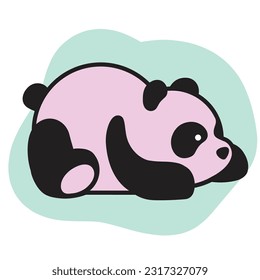 Ilustración vectorial de los silencios rosados